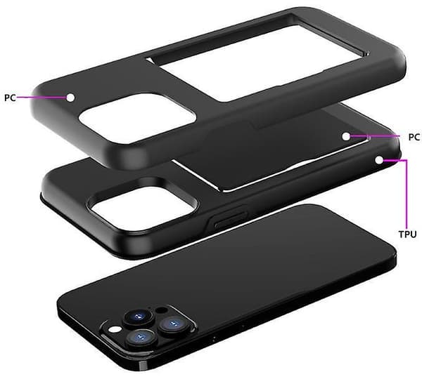 iPhone 13/14 Kortfodral Skyddsfodral