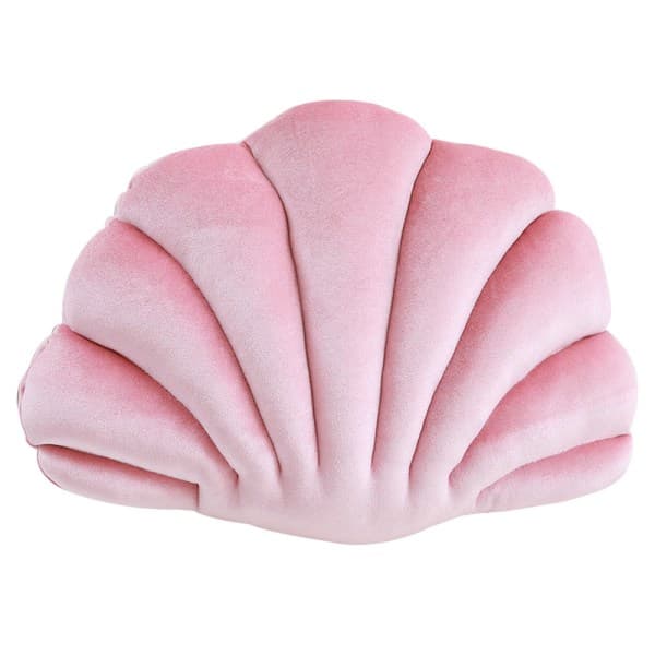 Seaside Shell Puslespill Sofapute Dekorasjon Luksus Skall Polstret Pute for Soverom Stue blue