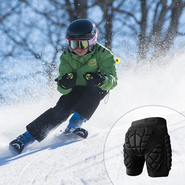 3D höftskydd. EVA skyddande byxor. Vadderade shorts. Crashpad. Crashbyxor för skidåkning. Skridskoåkning. Snowboard och skateboard m