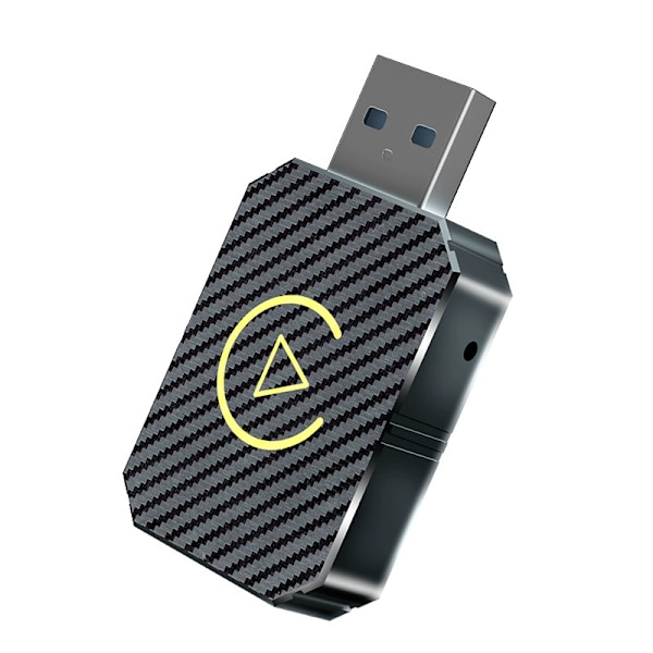Trådløs CarPlay Adapter 2024 Opgraderet, Trådløs CarPlay Dongle, Konverterer Kablet CarPlay til Trådløs, Plug and Play CarPlay Trådløs