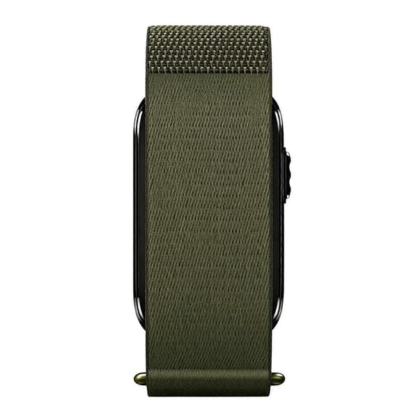 Borrelåsbånd i nylon for Garmin CIRQA Smart Band Army Green