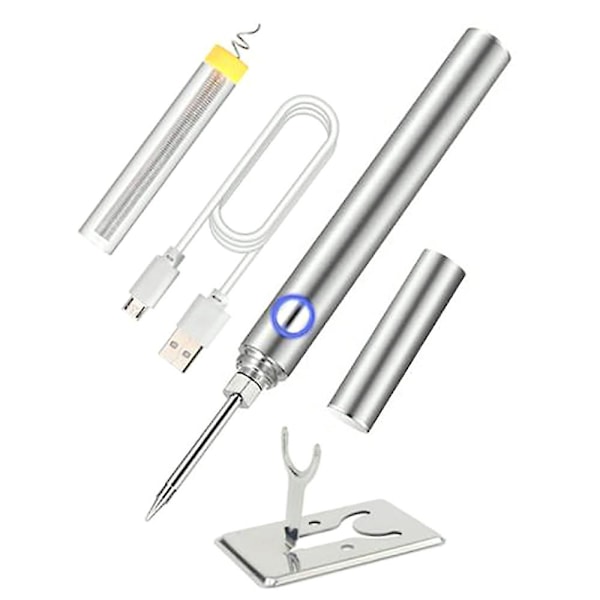 Laddningsbar Lödkolv för Studenter DIY Lödning Bärbar Mini Lödkolv USB ...
