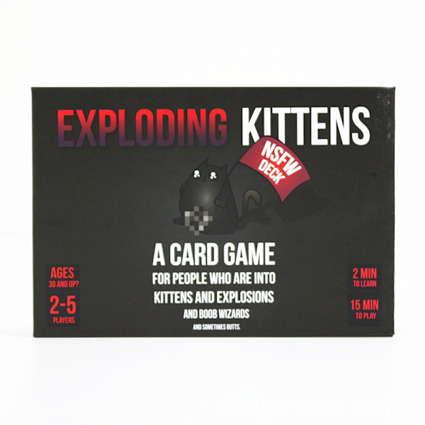 Exploding Kittens korttipeli alkuperäinen versio täydellinen laatikossa