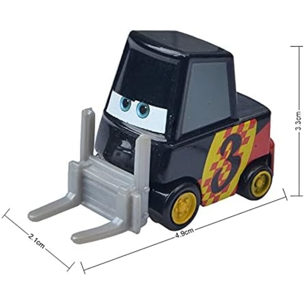 Disney Pixar Bilar 3 Chick Hicks Polis McQueen Mater Fabulous Hudson Diecast Metall Legering Modell Bil Leksaker för Pojkar (Färg : Chick Hicks) Miles Axlerod