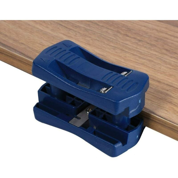 Dobbelt kant trimmer dobbelt kantning strimmel maskine trimning manuel trimning enhed hoved og hale trim tømrer værktøj til snedker PVC bonding strimmel