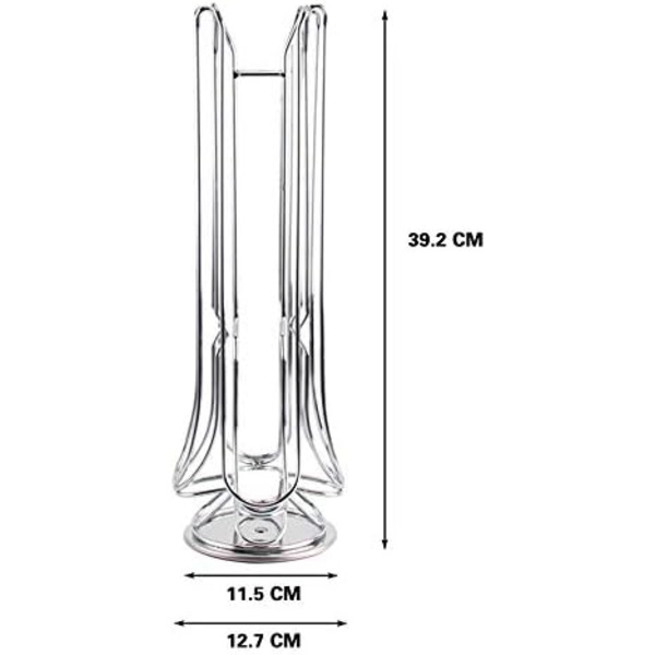 Kaffekapselholder kompatibel med Vertuo (24 x kapsler) - Holder til kaffekapsler - Roterende holder
