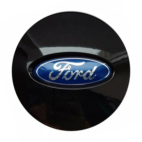 4 kpl - Ford Keskikupit / Pyörän Navan Merkit - Auto 70 66mm - Black