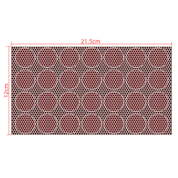 Runda tändstickor, fosforpapper, självhäftande, kan klistras