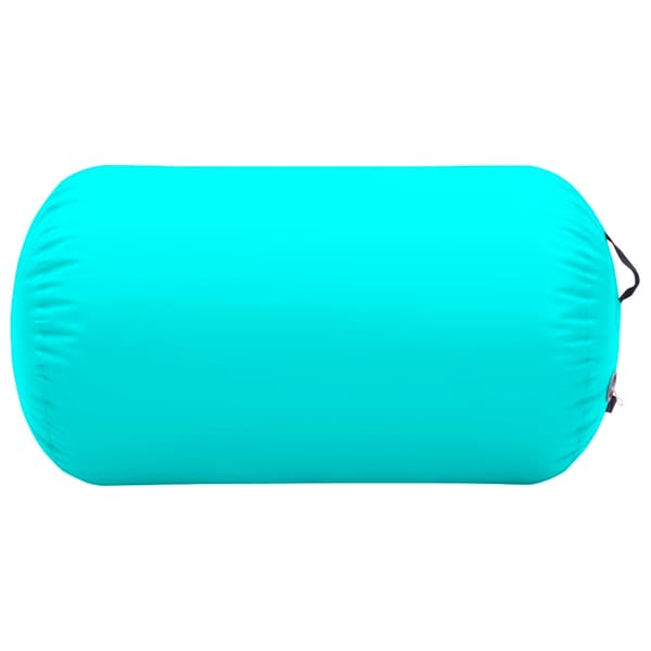 vidaXL Inflatable Gymnastics Roll with Pump 100x60 cm PVC Green Grön 4450