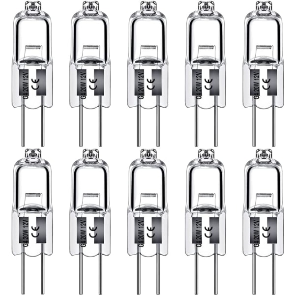 G4-halogeenilamppu 10W 12V - Lämmin valkoinen - 10 pakkausta 10W 10kpl 10W 10W 10W 10pcs