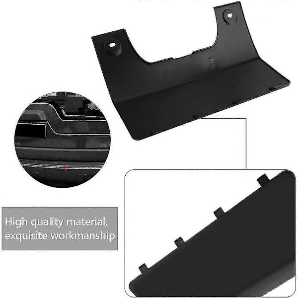 Dragkroksskydd för Bakre Stötfångare med Clips för Land Rover Lr3 Discovery 3 Lr4 Discovery 4 05-12 Dpo500011pcl Svart