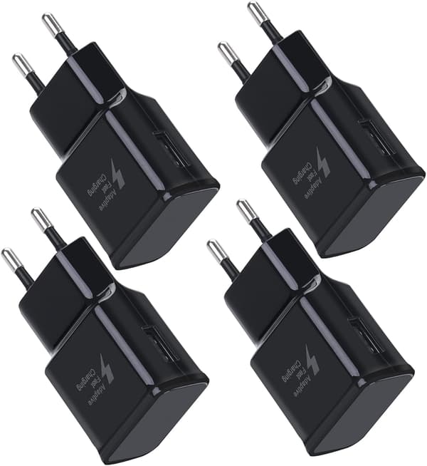4-pakning 5V-2A USB-strømadapteruttak Universell hurtiglader