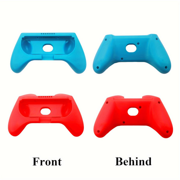 Switch-kontrollergrep – sklisikkert beskyttelsesdeksel for Switch og OLED Red+Blue