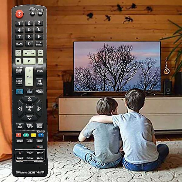 AKB73635401 Fjernkontroll for LG Blu-Ray 3D Trådløs Kombinasjon Hjemmekino Fjernkontroll Universal AKB73375504 (svart)