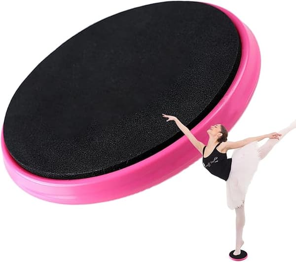Spinnebræt - Kunstskøjteløb Spinnebræt, Kunstskøjteløb Spinner, Ballet Spinneskive, Skridsikker Overflade pink