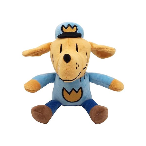 Plush Dog Man Stoffdyr Myk Pute Dekorasjon Barn - 22cm