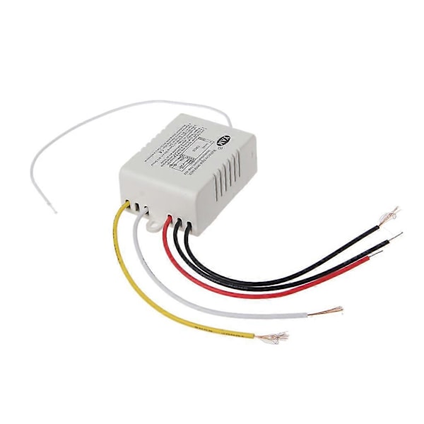 Trådløs 2-kanals ON/OFF Lampe Fjernbetjening Switch Modtager Sender [db]
