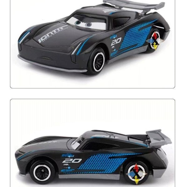 Cars 3 Racing Lynet McQueen Børnelegetøj Slide Legeringsbil Sort Storm 2 Bumle Drengegave Cars [Sheriff] Nude