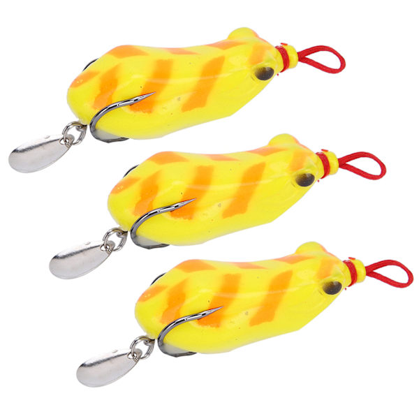 3st Konstgjord Simulation Mjuk Paljett Fiske Bete Fisketillbehör 5.5cm5#
