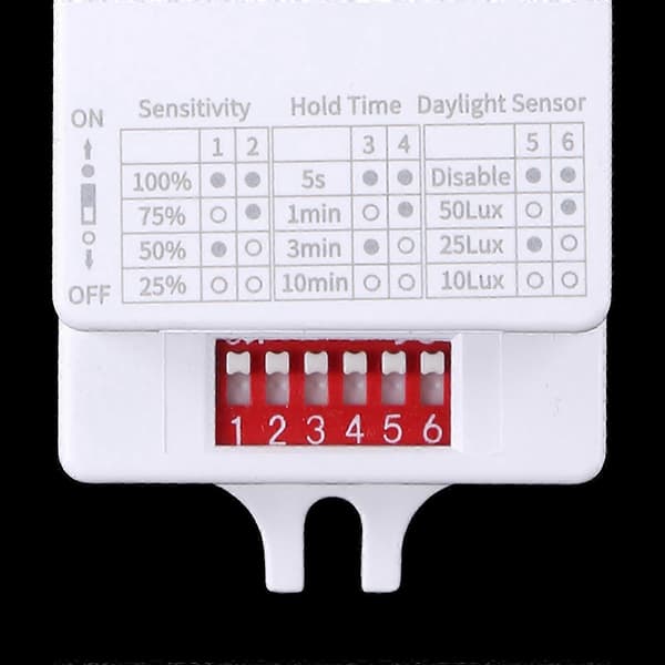 Mikrovågsradar Rörelsesensor för AC 220V-240V/50Hz LED-lampor