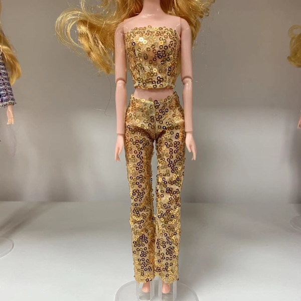 Barbie The Movie-docka, Margot Robbie som Barbie, samlardocka i gyllene discodräkt med glänsande lockar och gyllene klackar