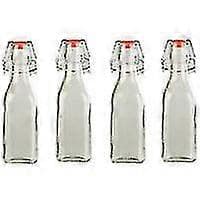 Fars Dags Gave - 4 stk. 250 ml Vinflaske Klemme Glas Forseglet