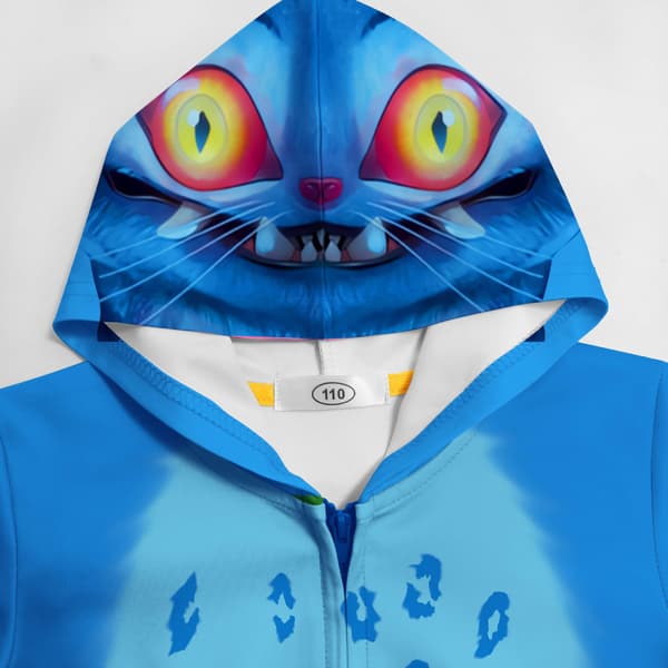 kpop demon hunter Zip-Up hettejakke for jenter (middels til stor størrelse) 36341 150cm