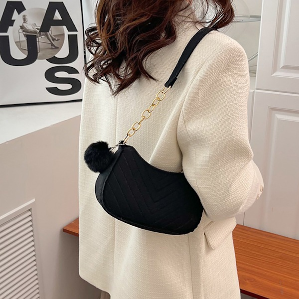 Mode Dam Handväska Enfärgad Casual Mini Armhåleväska Fema Gray