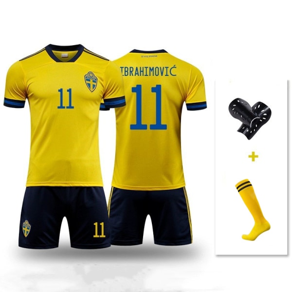 Svenska fotbollslandslagetströja NO.11 Ibrahimovic Adult XS