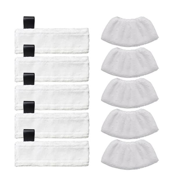 Velegnet til Karcher damprenser klud moppesæt nylon kobberbørste Karcher 6 cloth 8 sets (black label)