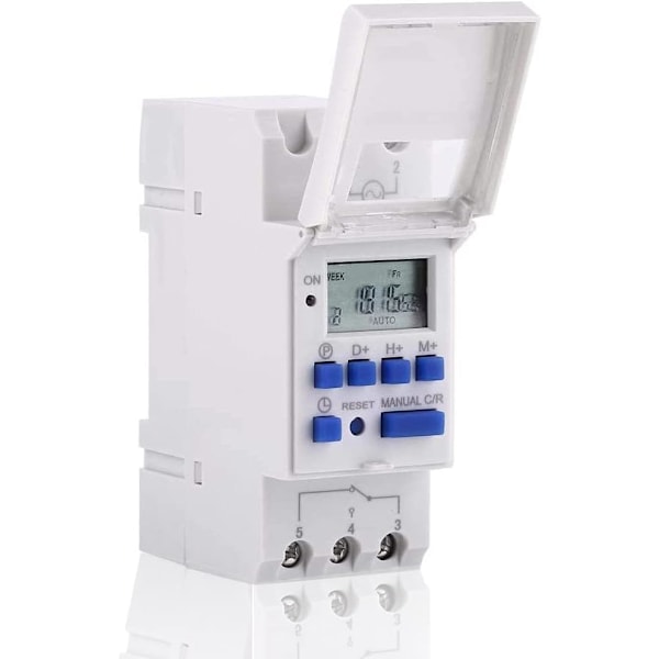 LCD Digital Timer, Digital Programmerbar Timer LCD-skjerm Vi