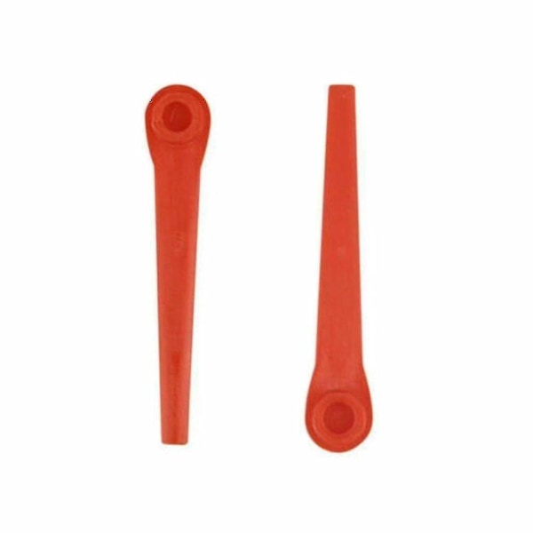 100x plastblad ersättningsblad för Gardena grästrimmer Easycut Li-18/23r (100st)