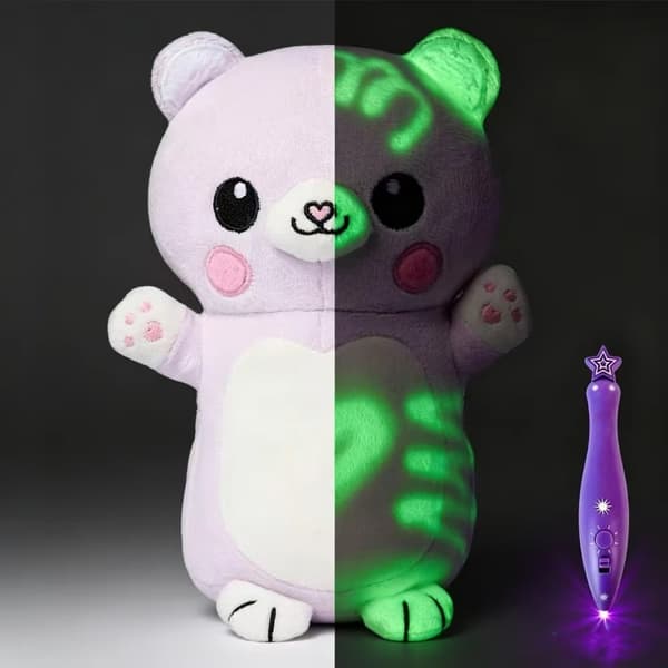 GlowBabies Ljusande Gosedjur, Självlysande Ritdocka för Barn Little Bear