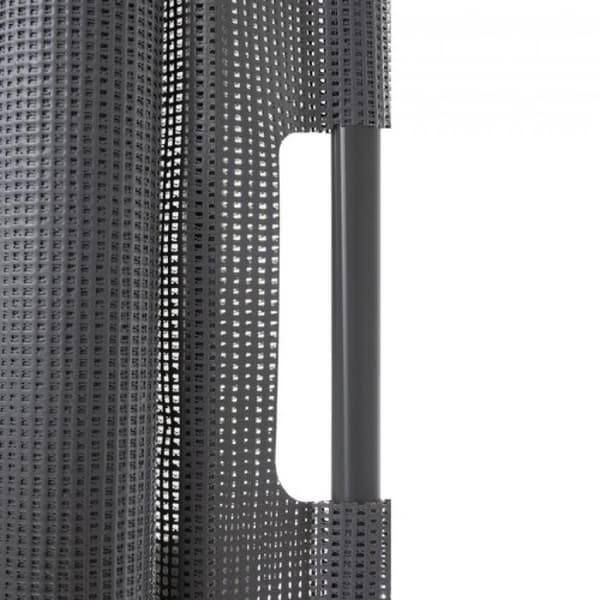 Rulljalusigrind / Barngrind, Säkerhetsgrind 157 cm - Grå grå gray