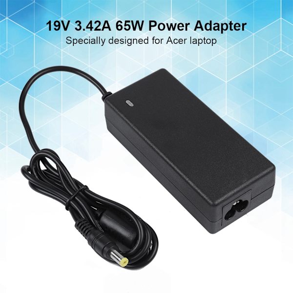 19V 3.42A 65W 5.5*1.7mm Laptop Notebook Strömadapter Laddare 100-240V för Acer