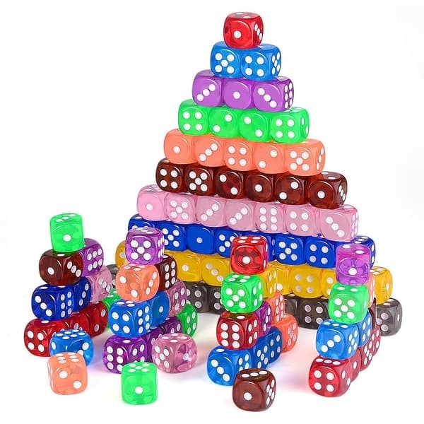100-pack - Tärningar - Speltärningar