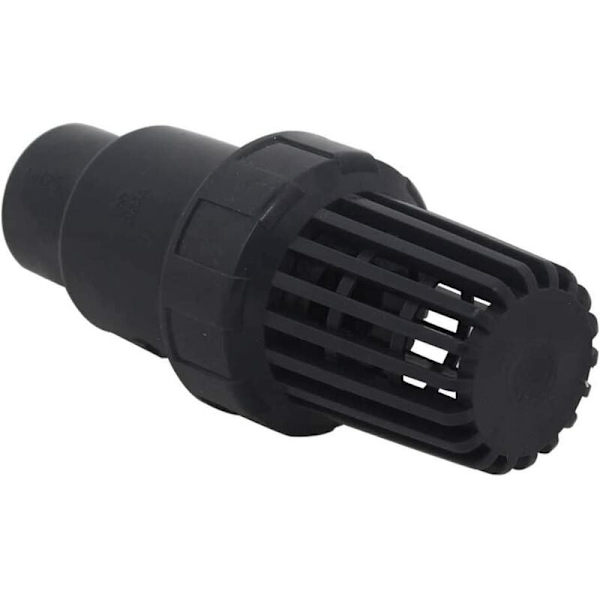 Fotventil backventil med sugkula 25 32 40 mm backventil sil poolpump pvc backventil (innerdiameter 40mm)(FQ)