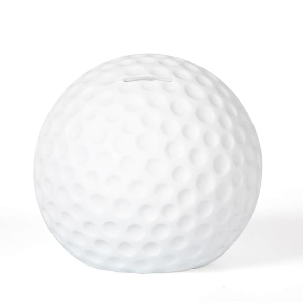 Sparegris golfbold, knust mine med golfsportstema, gave til børn, herrer