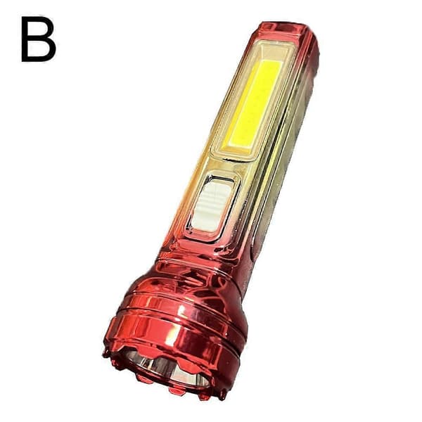 Pieni aurinkolamppu LED-taskulamppu Mini Superkirkas kynälamppu USB COB
