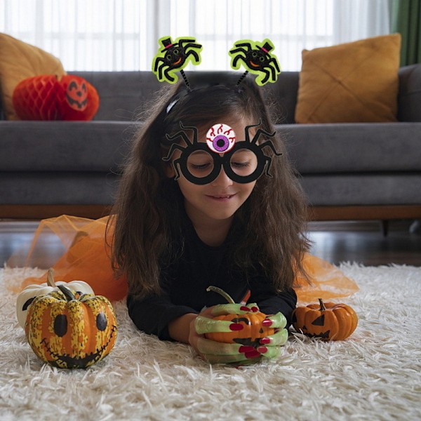 Halloween-Pumpan Silmälasit Lapsille ja Aikuisten Haamu Festivaali Juhla Deko Foto Props Hauskat Silmälasit Kehykset