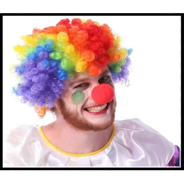 20 Stykker Klovneneser, Rød Sopp Klovn Nese, Cosplay Nese For Festkostyme [db]