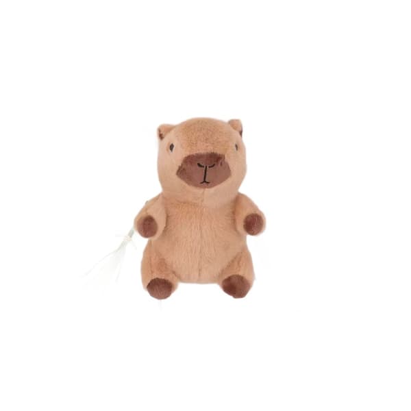 25 cm Capybara kosedyr, søtt kosedyr med genser og skulderveske