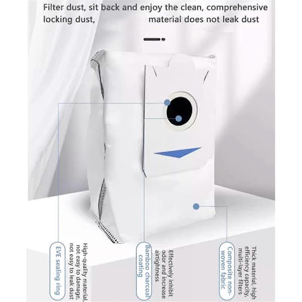 ST Dammsugarpåsar för Ecovacs Deebot X5 Pro/ X5 Omni/ X2 Omni(FQ)