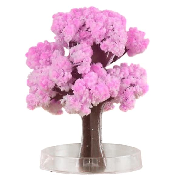 Magisk voksende trepapir Sakura krystalltrær skrivebord kirsebærblomstlek{F3} Cherry Tree