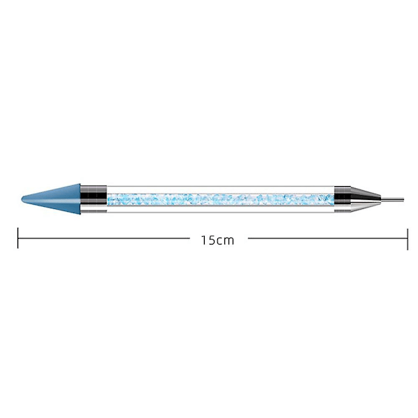 -Rhinestone Selection Penna, Dobbelt Endet Diamond Tegneblyant Ædelsten Crystal Selection Penna Nail Art DIY Dekorationsværktøj-7