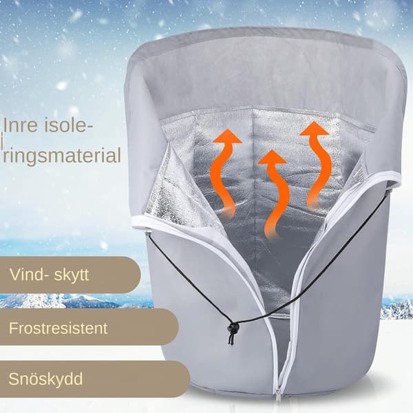 Vinterpose til plantebeskyttelse - Genanvendelig vinterplantebeskyttelse frostbeskyttelse | Tilbehør til hjemmeplantning 65*70cm
