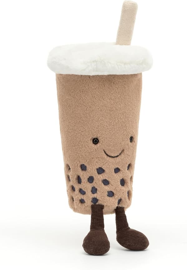 Amuseables Bubble Tea -pehmolelu, 8,5 tuumaa | Juomapehmolelu | Hauska lahjaidea