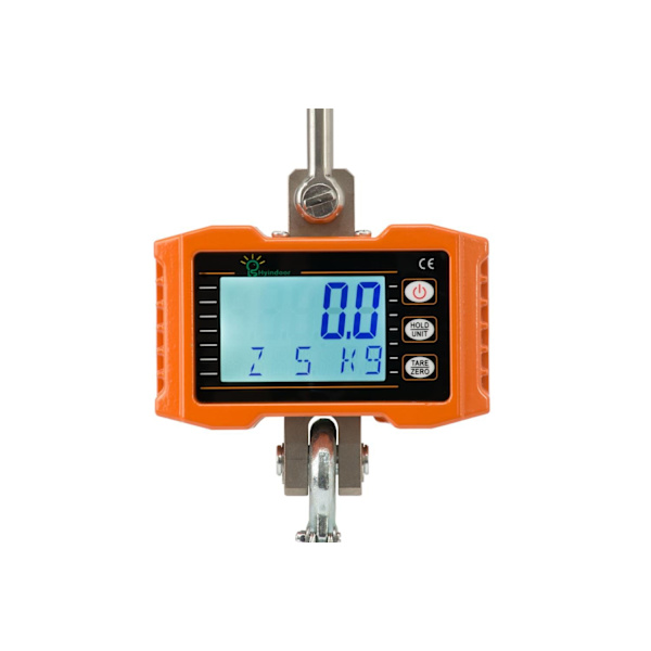 Digital Hängvåg 1000 kg/2200 lb Industriell Tung Kranvåg Smart Hög Precision Elektronisk Kranvåg