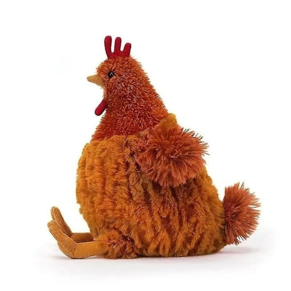 23cm Jellycat Plyslegetøj Søde Bløde Fyldte Animerede Kyllinger Hjemmeværelses Dekoration Dukker Til Børn Fødselsdag Julegave-fance