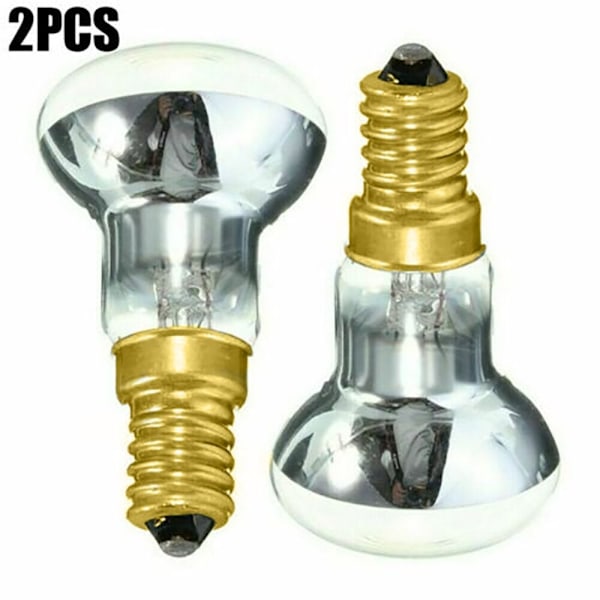 2 stk halogen energisparende lava lampe pære 30W 30W 30W 30W